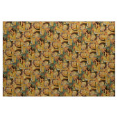 Abstracte veelkleurige gezichtskunst stof (Yard (91,4 cm))