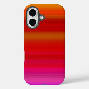 Abstracte veelkleurige strepen iPhone 16 hoesje