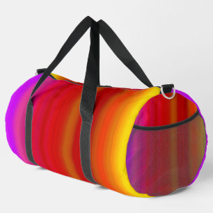 Abstracte veelkleurige strepen plunjezak