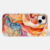 Abstracte veelkleurige wervelingen Case-Mate iPhone case (Achterkant (horizontaal))