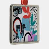 Abstracte veldslag metalen ornament (Rechts)