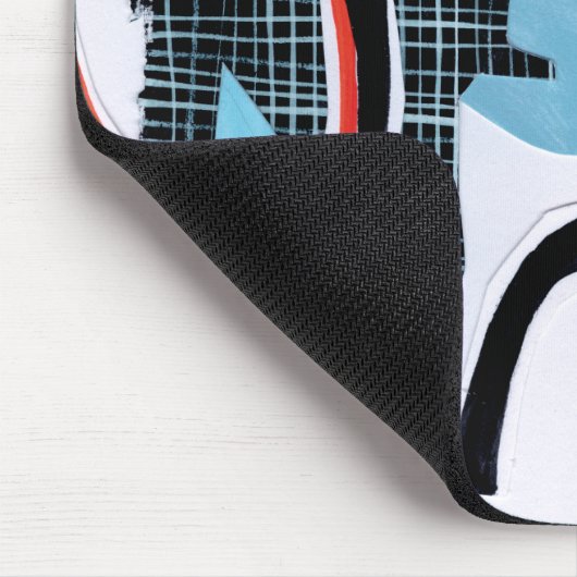 Abstracte veldslag muismat (Hoek)