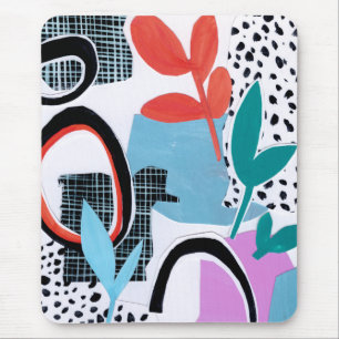 Abstracte veldslag muismat