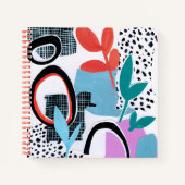 Abstracte veldslag notitieboek (Voorkant)