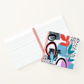 Abstracte veldslag notitieboek (Binnen)