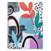 Abstracte veldslag notitieboek (Voorkant)