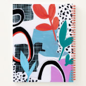 Abstracte veldslag notitieboek (Achterkant)