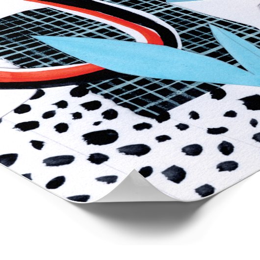 Abstracte veldslag poster (Hoek)