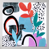 Abstracte veldslag poster (Voorkant)