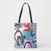 Abstracte veldslag tote bag (Voorkant)