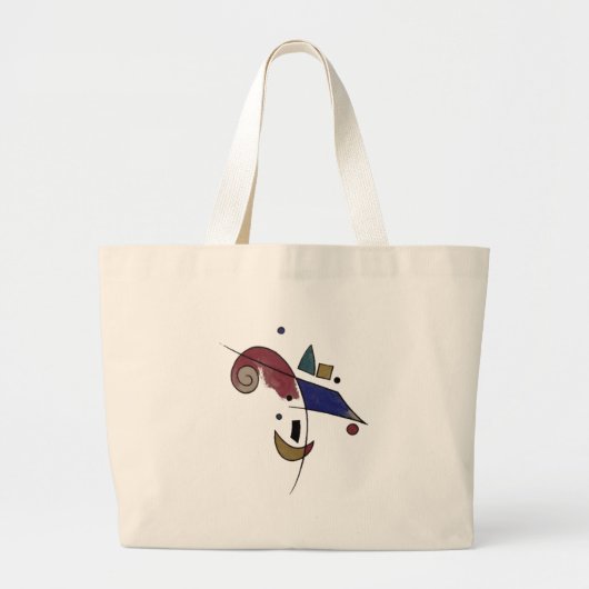 Abstracte Venedig Bag Grote Tote Bag (Voorkant)