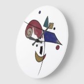 Abstracte Venedig wandklok (Hoek)