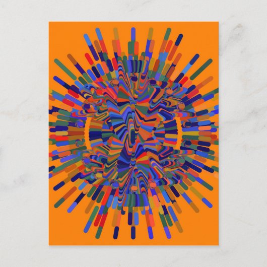 Abstracte ventilator briefkaart (Voorkant)