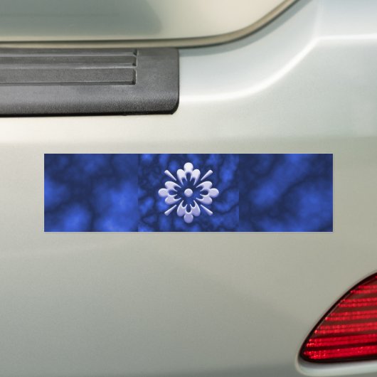 Abstracte ventilator bumpersticker (Op auto)