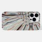 Abstracte ventilator voor witte kleur iPhone hoesje (Achterkant horizontaal)