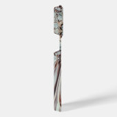 Abstracte ventilator voor witte kleur iPhone hoesje (Rechterkant)