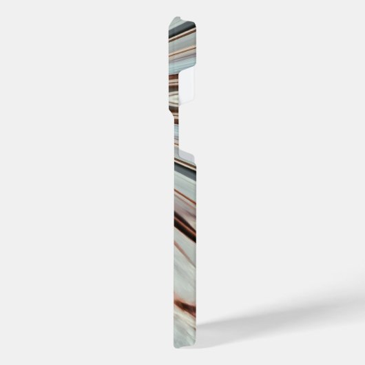 Abstracte ventilator voor witte kleur iPhone hoesje (Linkerkant)