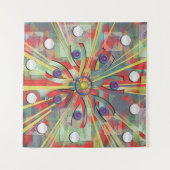 Abstracte ventilator wandkleed (Voorkant (horizontaal))