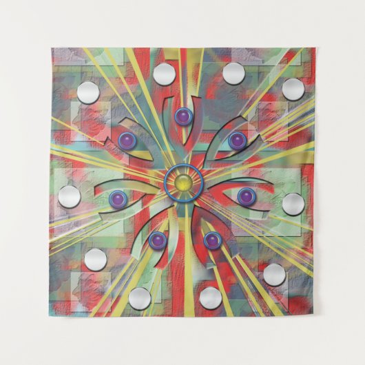 Abstracte ventilator wandkleed (Voorkant)