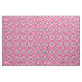 Abstracte ventilatorbenzine Fuchsia roze en grijs Stof (Yard (91,4 cm))