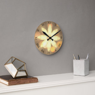 Abstracte ventilatorcel ronde klok