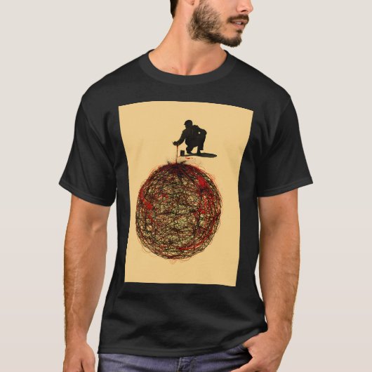 Abstracte Verbinding T-shirt (Voorkant)