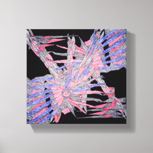 Abstracte Verborgen Harmonie Canvas Afdruk