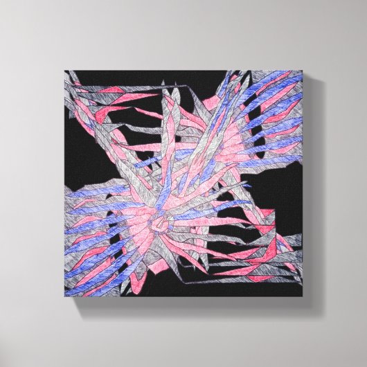 Abstracte Verborgen Harmonie Canvas Afdruk (Voorkant)