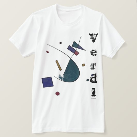 Abstracte Verdi T-Shirt (Design voorkant)