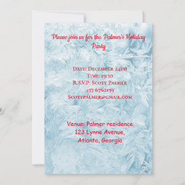 Abstracte veren en sneeuwvlokken  kaart