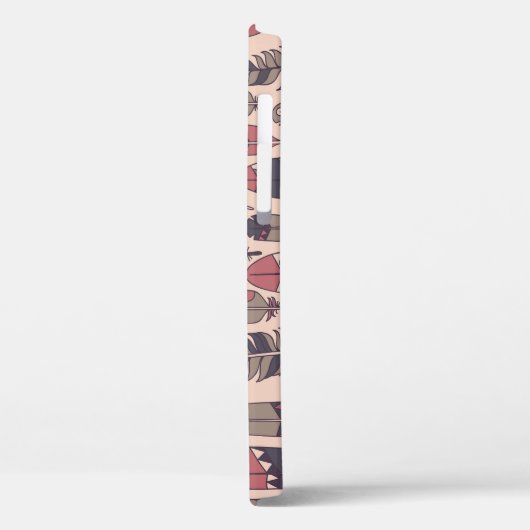 Abstracte veren: kleurrijke  achtergrond. Case-Mate iPhone case (Achterkant / Links)