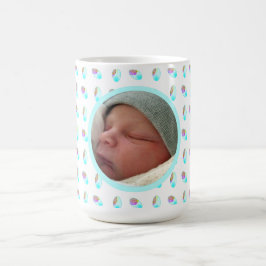 Abstracte veren koffiemok