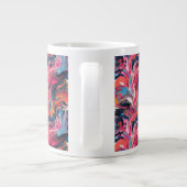 Abstracte verf 01 grote koffiekop (Achterkant)