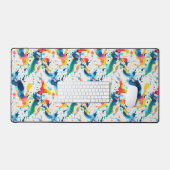 Abstracte verf 02 bureaumat (Keyboard & Muis)