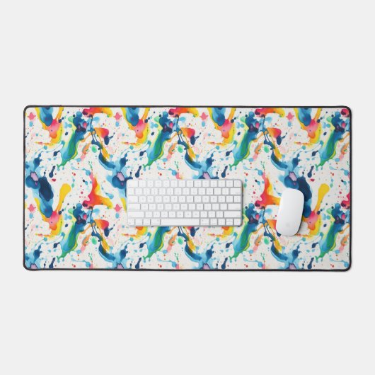 Abstracte verf 02 bureaumat (Keyboard & Muis)