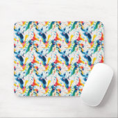 Abstracte verf 02 muismat (Met muis)