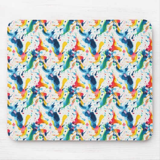 Abstracte verf 02 muismat (Voorkant)