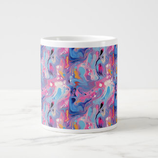 Abstracte verf 03 grote koffiekop