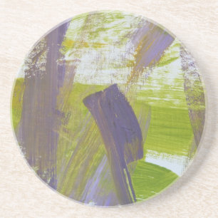 Abstracte verf 58 Iris Zandsteen Onderzetter