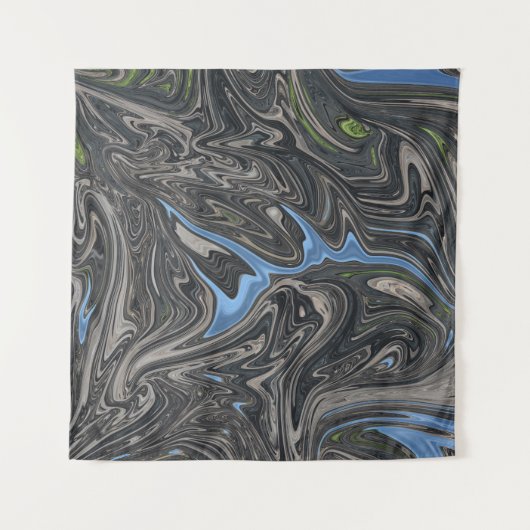 Abstracte verf | abstract beste landschap wandkleed (Voorkant (horizontaal))