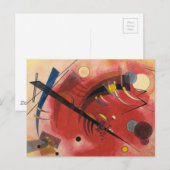 Abstracte verf binnenste simuleren briefkaart (Voorkant / Achterkant)