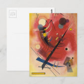 Abstracte verf binnenste simuleren briefkaart (Voorkant / Achterkant)