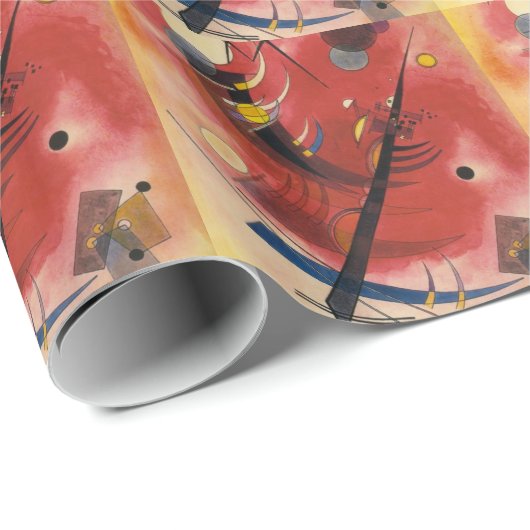 Abstracte verf binnenste simuleren cadeaupapier (Rol Hoek)