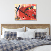 Abstracte verf binnenste simuleren canvas afdruk (Insitu (Slaapkamer))