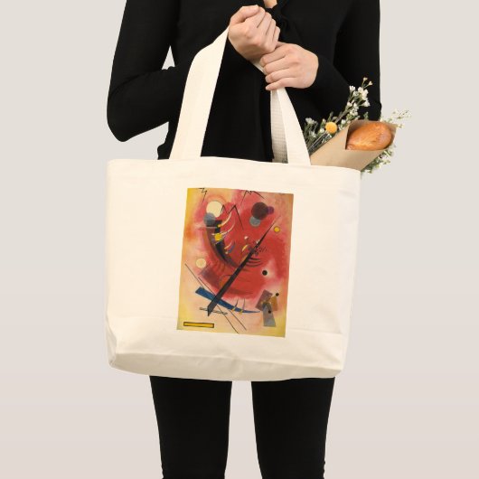 Abstracte verf binnenste simuleren grote tote bag (Voorkant (product))