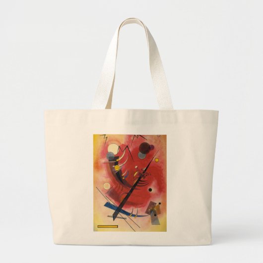 Abstracte verf binnenste simuleren grote tote bag (Voorkant)