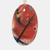 Abstracte verf binnenste simuleren keramisch ornament (Links)