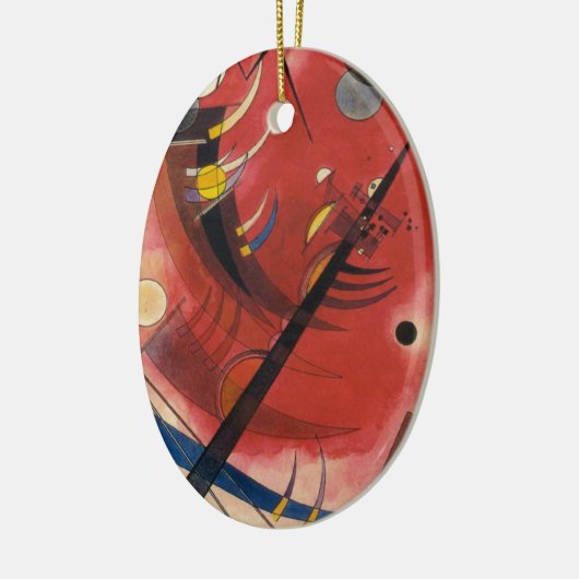 Abstracte verf binnenste simuleren keramisch ornament (Links)