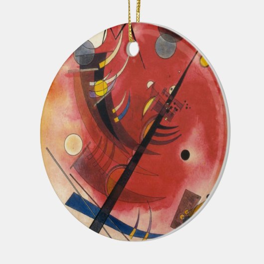 Abstracte verf binnenste simuleren keramisch ornament (Links)