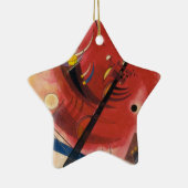 Abstracte verf binnenste simuleren keramisch ornament (Rechts)